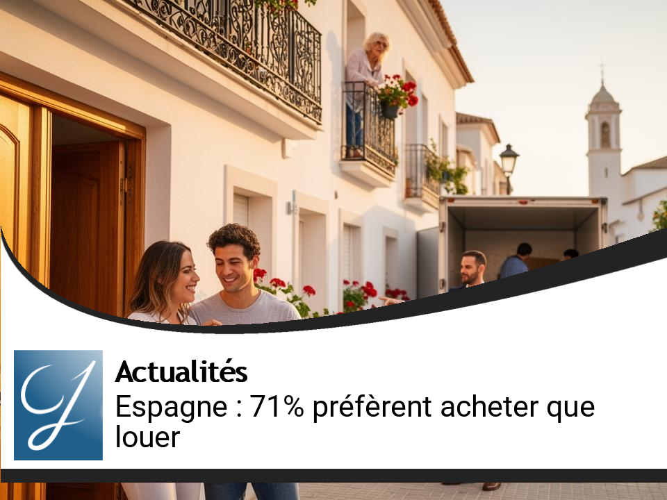 L&rsquo;immobilier en Espagne : pourquoi 71 % des Espagnols préfèrent acheter que louer