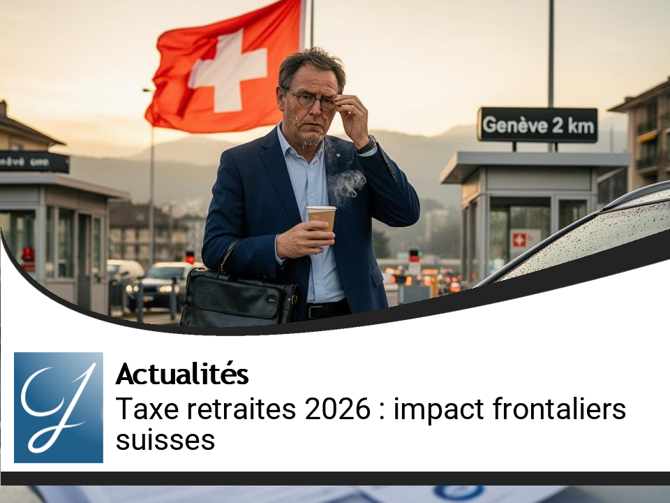 Nouvelle taxe sur les retraites : impact sur les frontaliers suisses en 2026