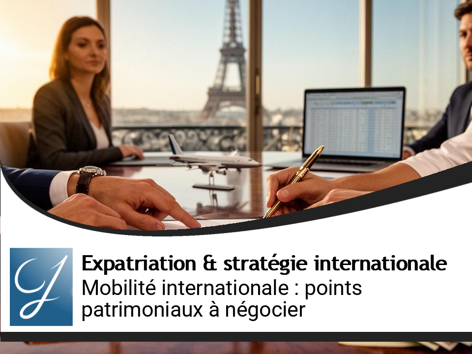 Package de mobilité internationale : quels points patrimoniaux négocier avant de partir