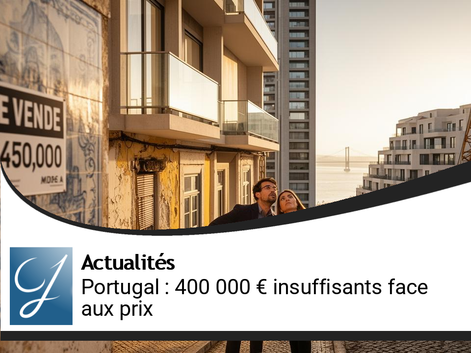 Portugal : L&rsquo;ascension des prix immobiliers, 400 000 € ne suffisent plus