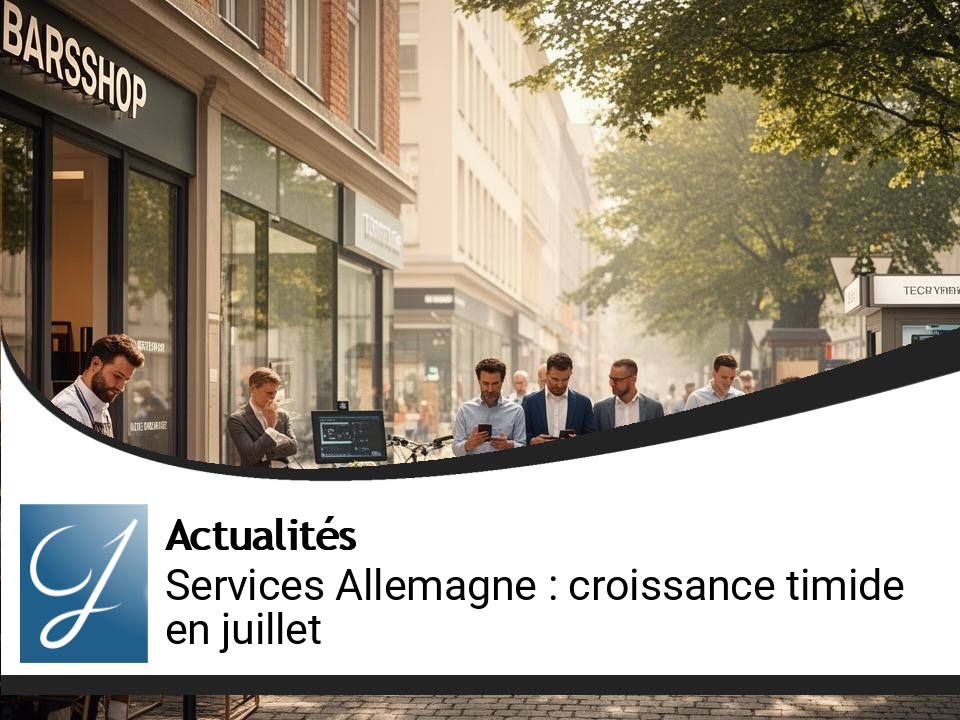 Redressement des services en Allemagne : une croissance qui peine à s’affirmer