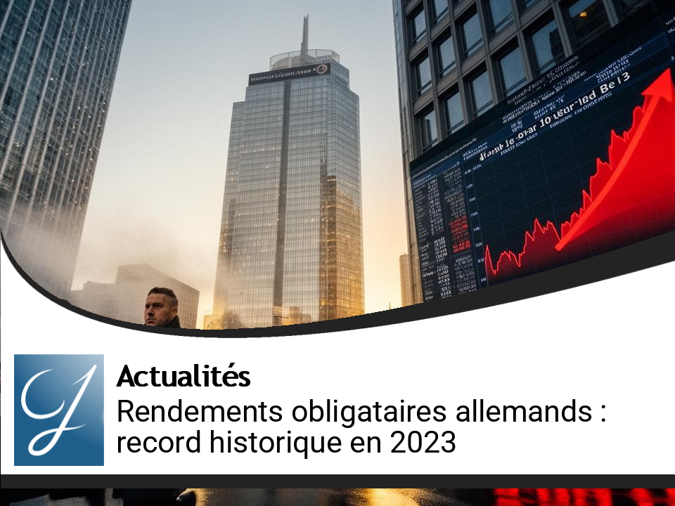 Rendements obligataires allemands : un record historique atteint en 2023