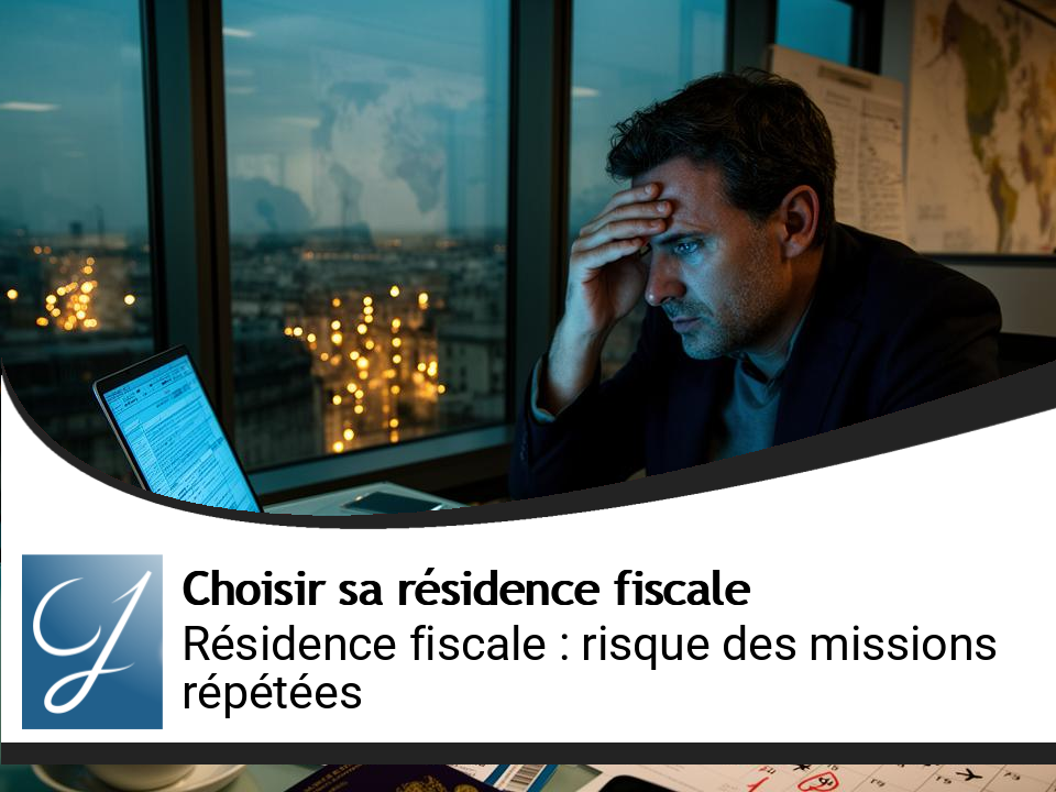 Résidence fiscale et missions à l&rsquo;étranger répétées : comprendre le risque de bascule