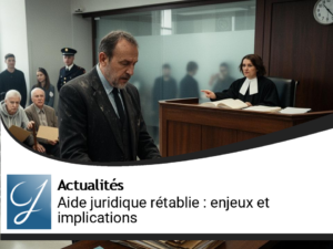 Rétablissement de la contribution pour l&rsquo;aide juridique : enjeux et implications