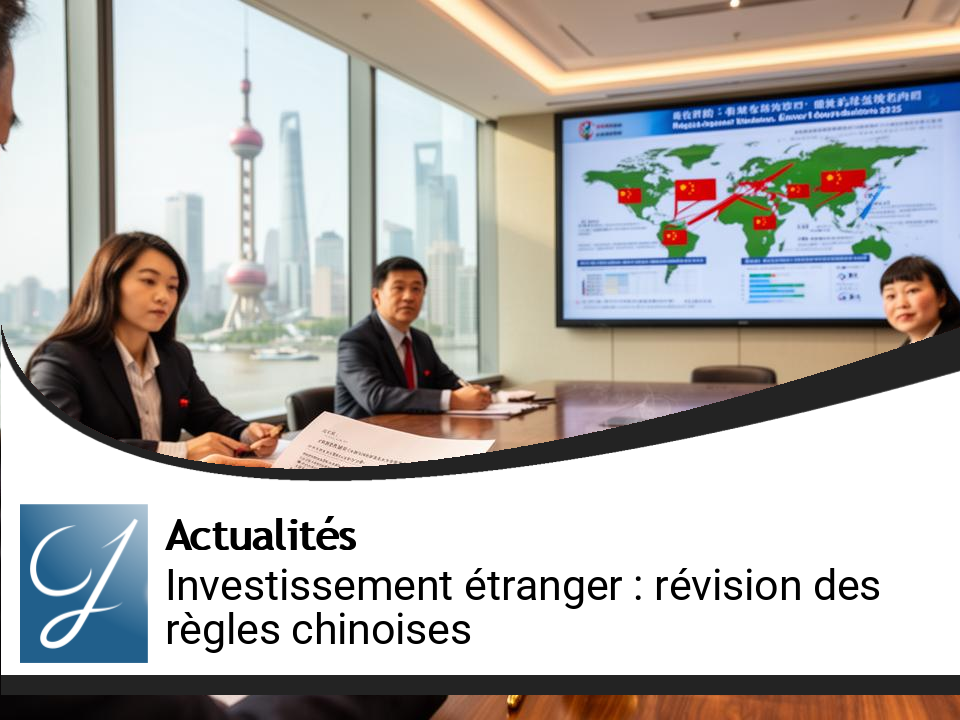 Révision des Règles d&rsquo;Investissement à l&rsquo;Étranger par la Chine
