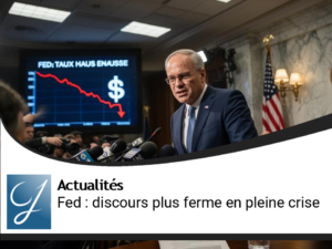 Taux d&rsquo;intérêt : La Fed resserre son discours en pleine crise économique