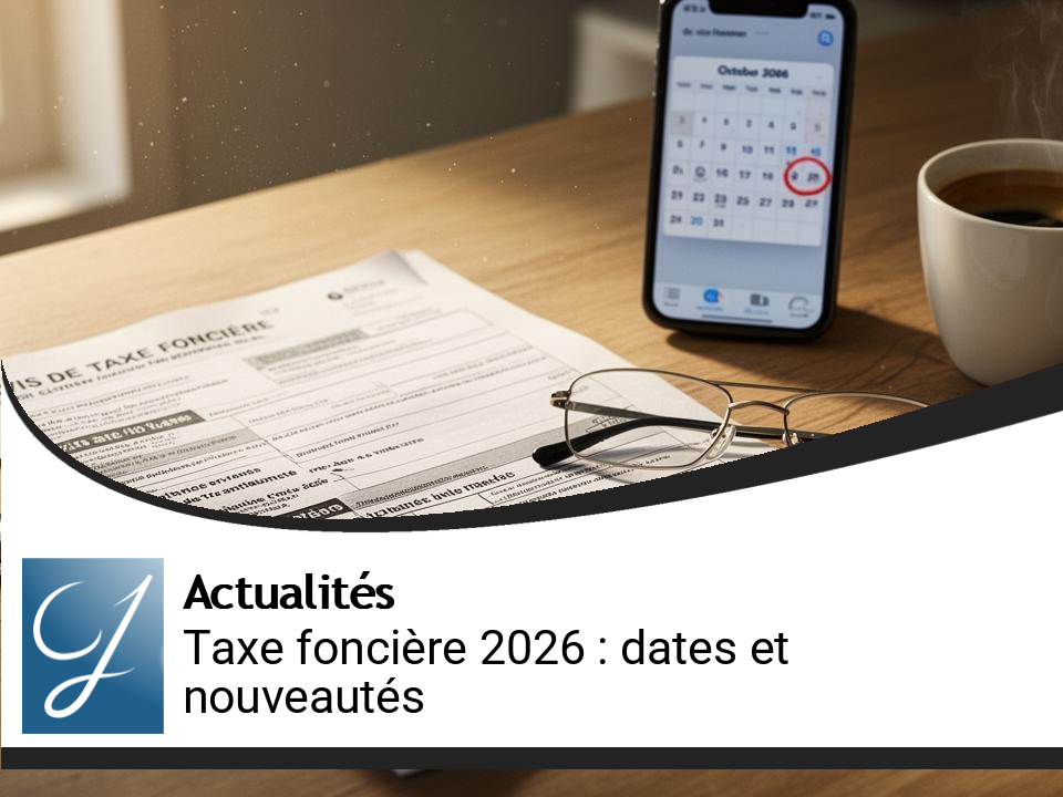 Taxe foncière 2026 : calendrier, modalités de paiement et changements à anticiper