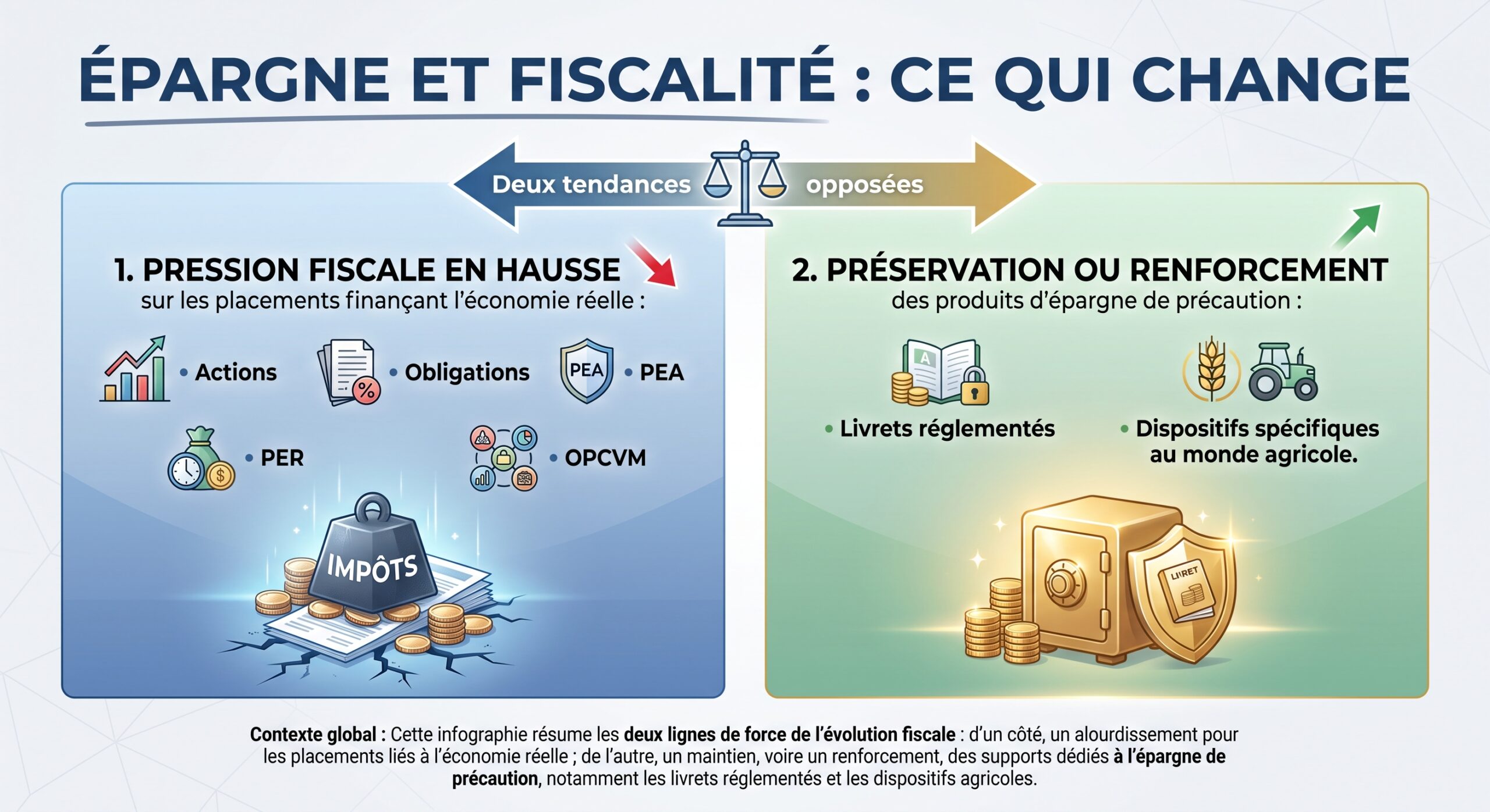 Épargne et fiscalité : ce qui change