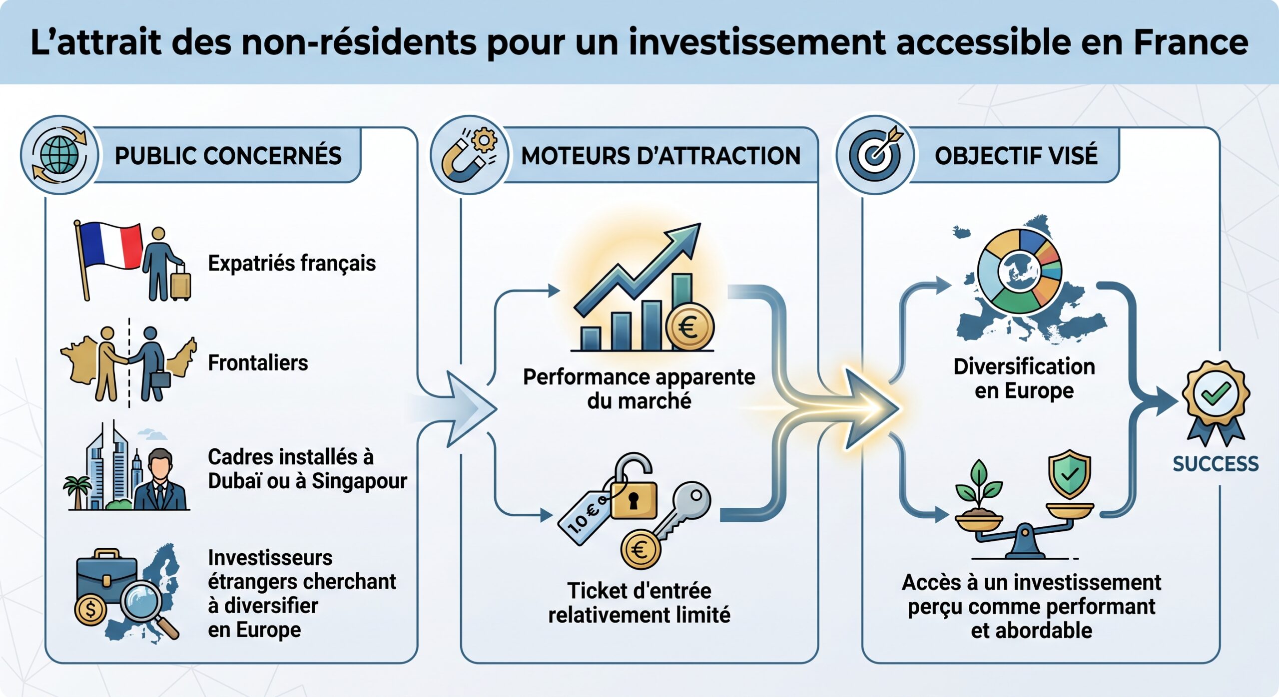 L'attrait des non-résidents pour un investissement accessible en France