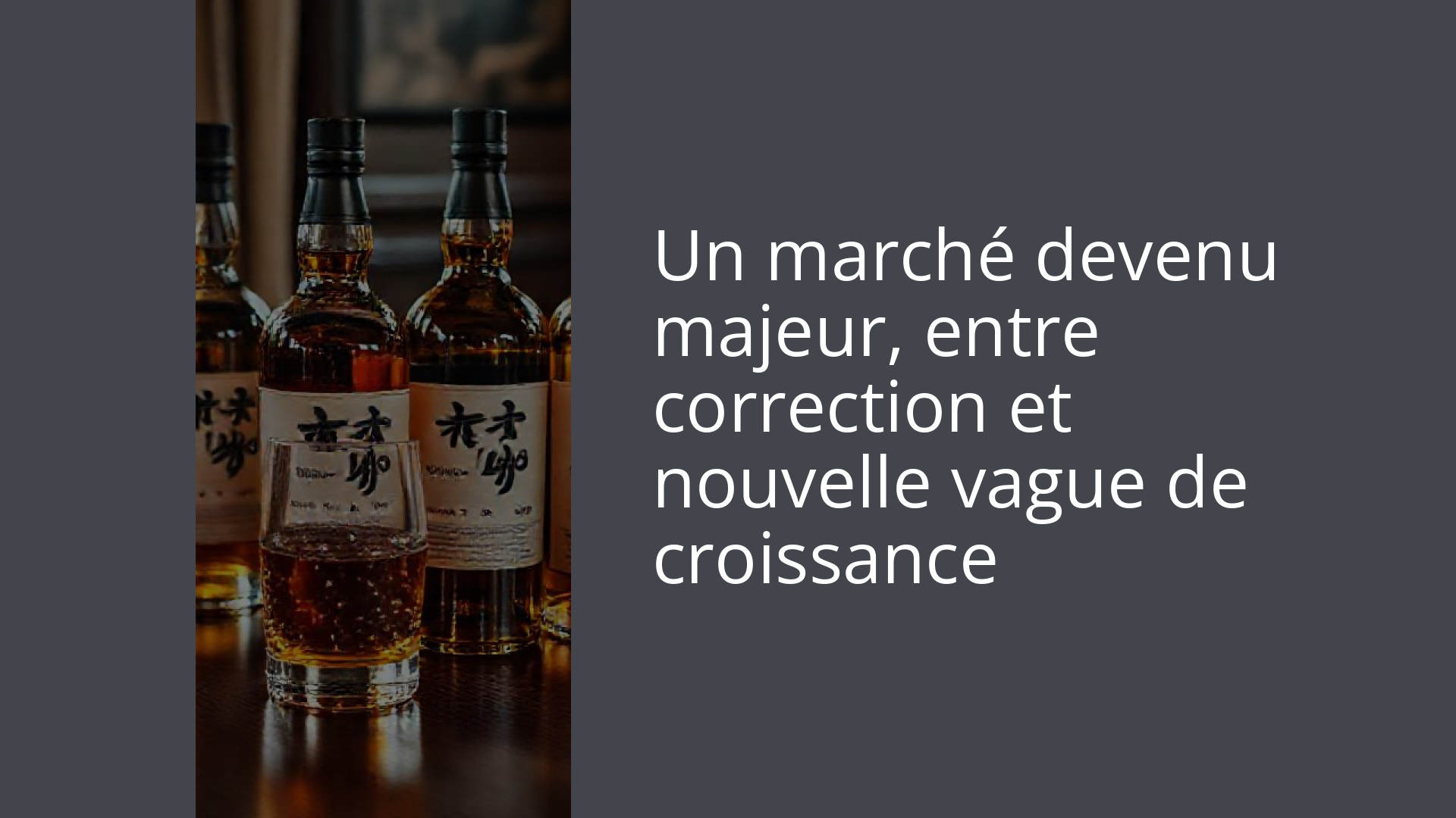 Un marché devenu majeur, entre correction et nouvelle vague de croissance