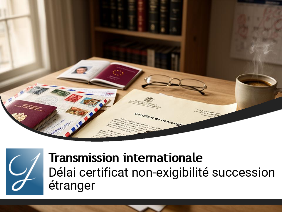 Délais pour le certificat de non-exigibilité en succession depuis l&rsquo;étranger : comment s&rsquo;y retrouver