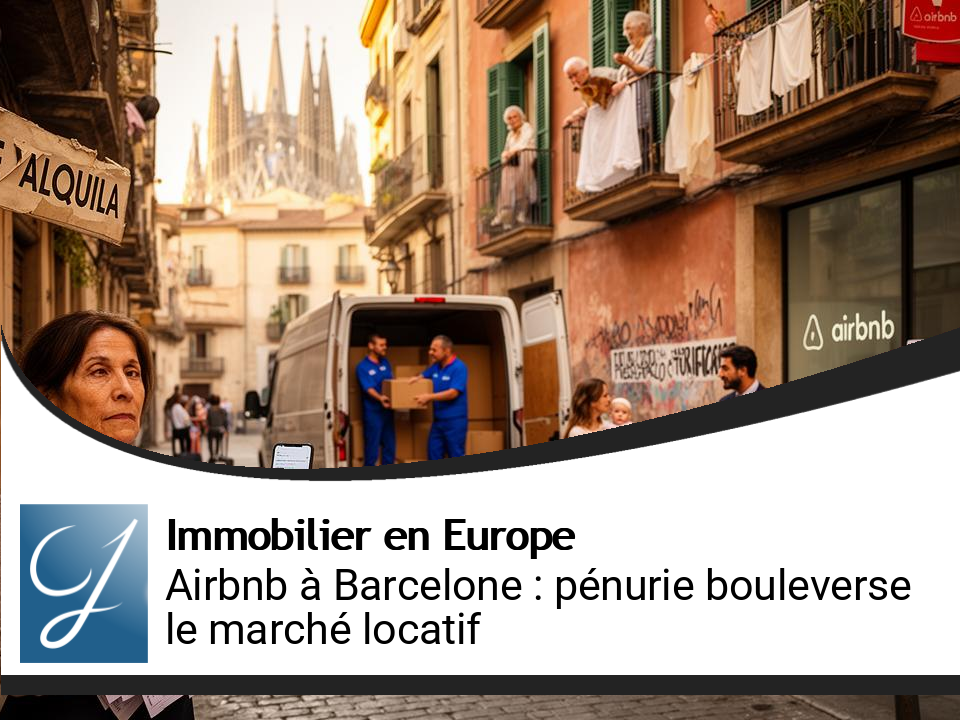 Immobilier à Barcelone : la pénurie d&rsquo;Airbnb bouleverse le marché locatif