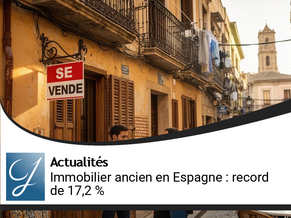 L&rsquo;Immobilier Ancien en Espagne Atteint un Sommet Historique de 17,2 %