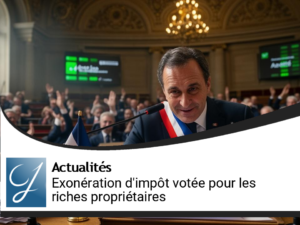 Les députés votent une exonération d&rsquo;impôt pour les riches propriétaires