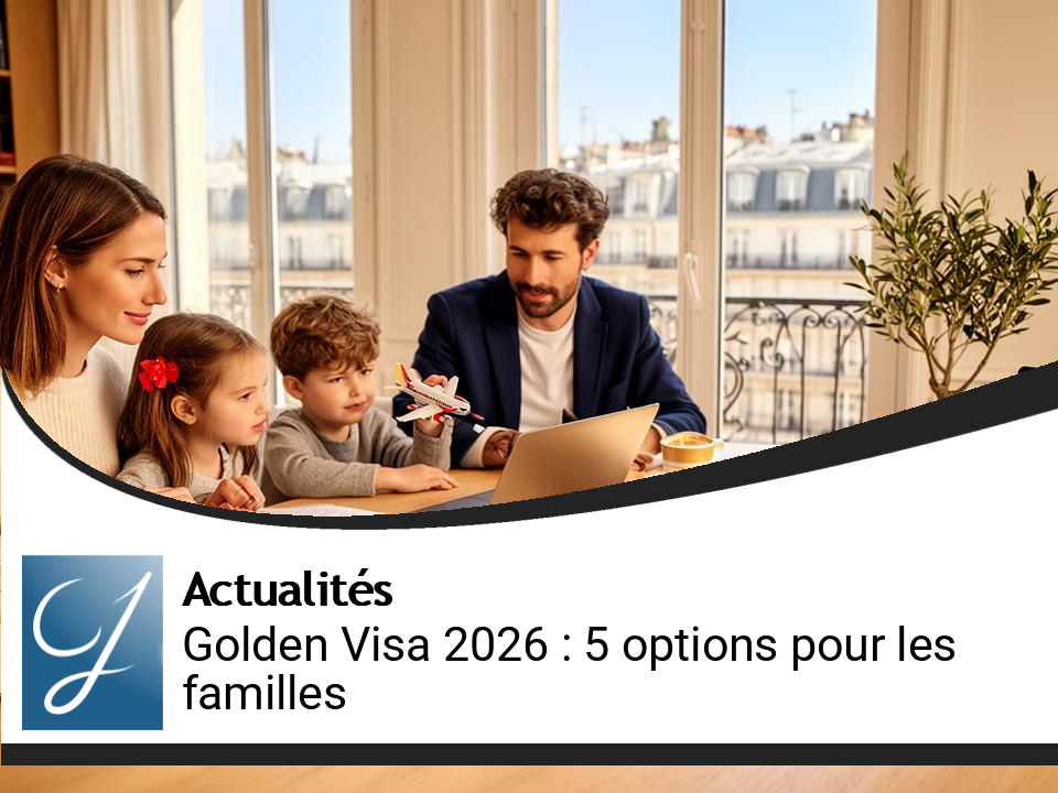 Les familles françaises face aux nouveaux horizons des Golden Visa