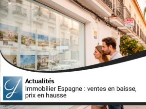 Marché immobilier en Espagne : ventes en repli, prix au plus haut