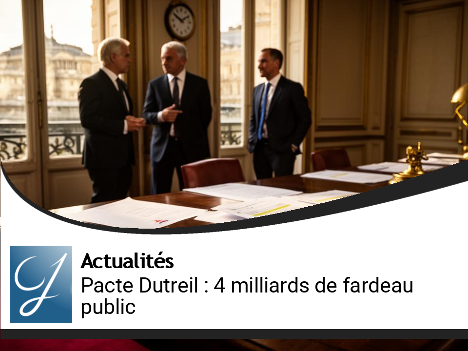 Pacte Dutreil : un dispositif fiscal sous le feu des critiques pour son coût budgétaire