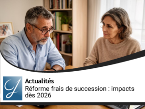Réforme des frais de succession : impacts concrets dès 2026