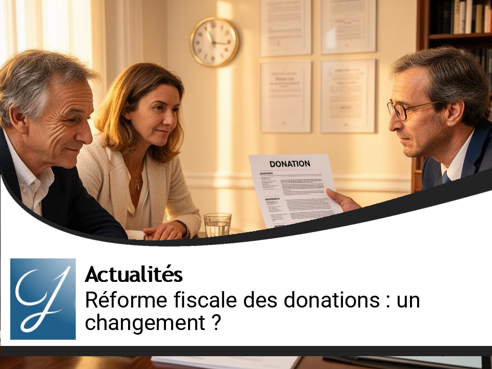 Réforme fiscale des donations : un changement positif en vue ?