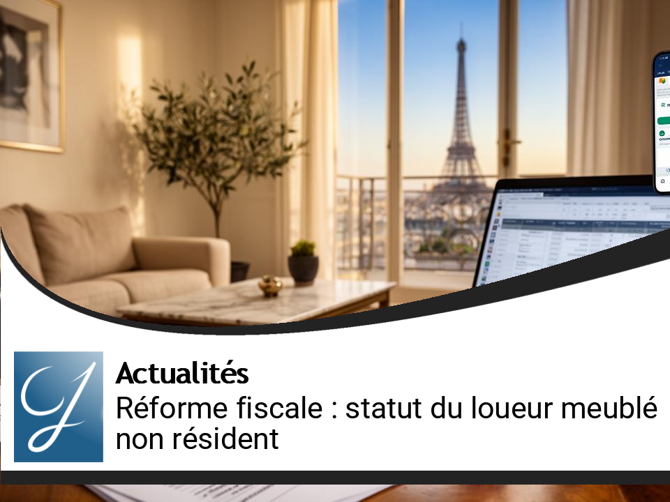 Réforme fiscale : un nouveau cadre pour le loueur en meublé non résident