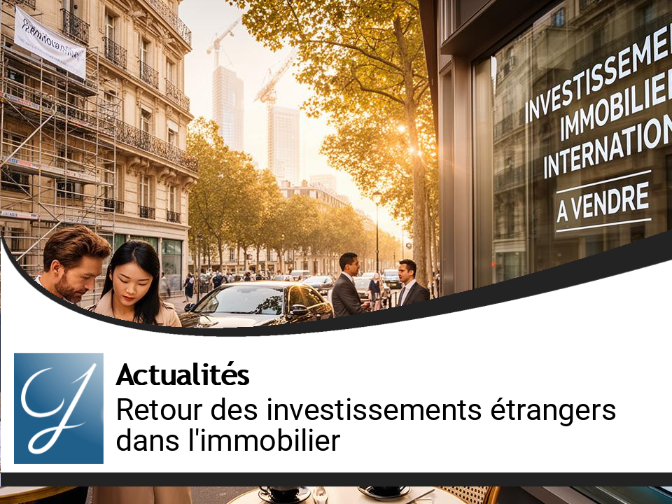 Retour des Investissements Étrangers dans l&rsquo;Immobilier : Un Nouveau Tournant pour la France