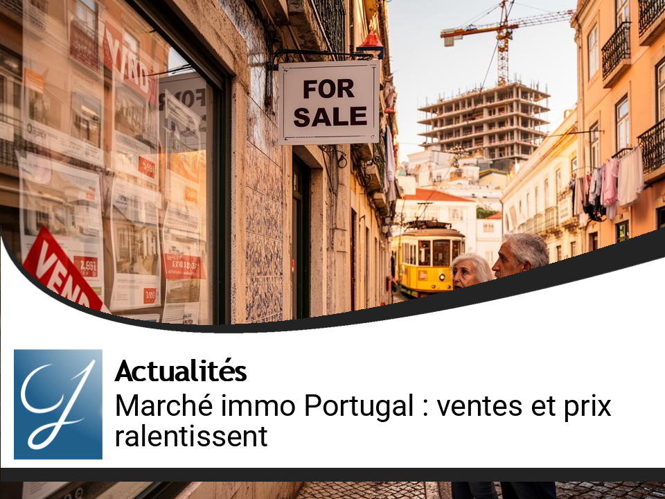Tendances du marché immobilier au Portugal : ventes en repli, hausse des prix en perte de vitesse