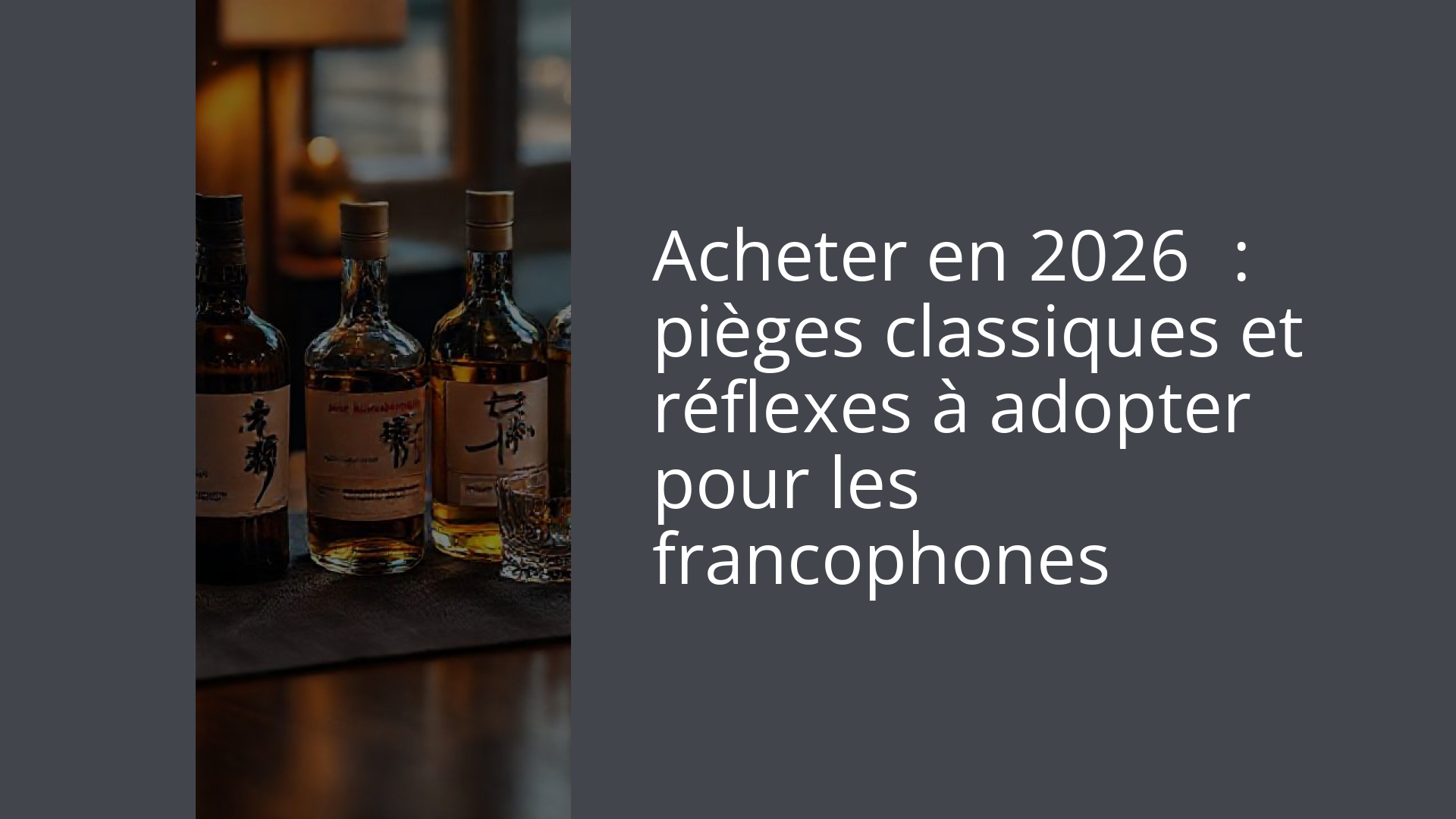 Acheter en 2026 : pièges classiques et réflexes à adopter pour les francophones