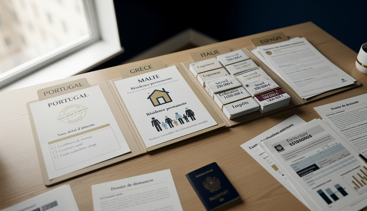 Comparatif Golden Visa en Europe