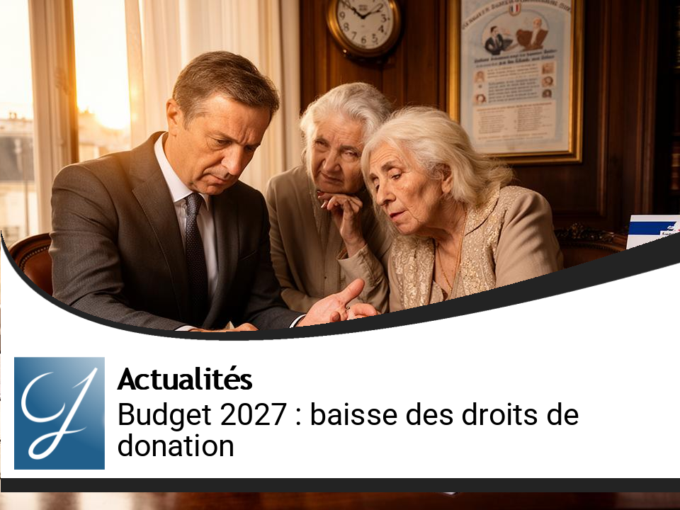 Budget 2027 : Impact de la Réduction des Droits de Donation par le Gouvernement