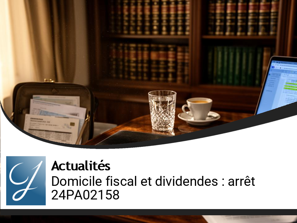 Domicile fiscal et dividendes : enjeux après l&rsquo;arrêt 24PA02158
