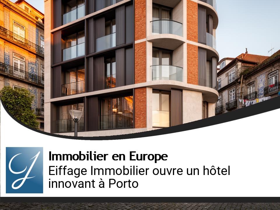 Eiffage Immobilier s’implante à Porto avec un nouvel hôtel innovant