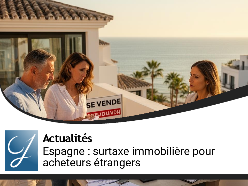 Espagne : Les acheteurs étrangers face à une nouvelle surtaxe immobilière