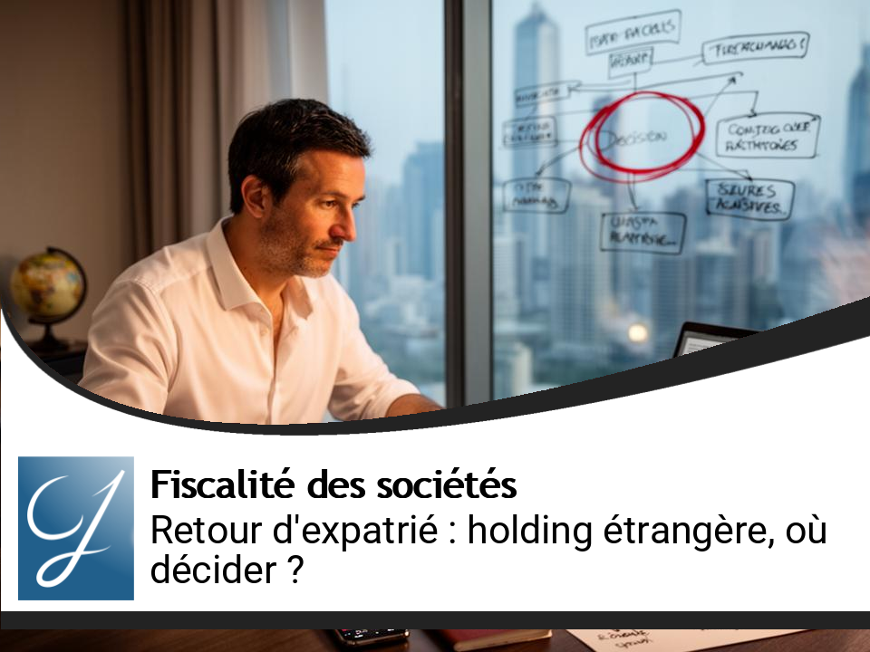Expatrié, ma holding étrangère et mon retour : où se situe réellement le centre de décision ?