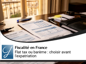 Flat tax à 31,4 % ou barème progressif : le choix qui verrouille votre fiscalité avant de quitter la France