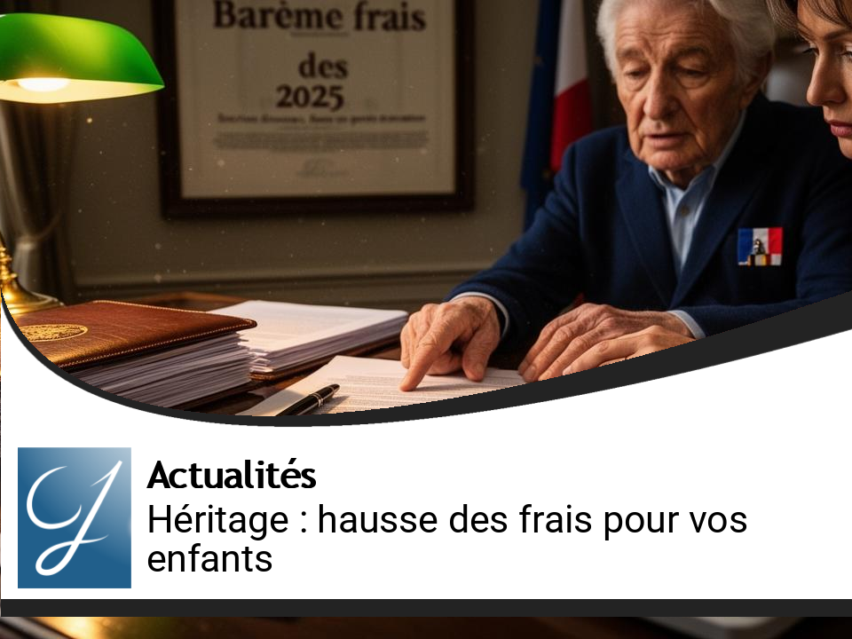 Héritage : Augmentation des frais pour vos enfants, ce qu&rsquo;il faut savoir