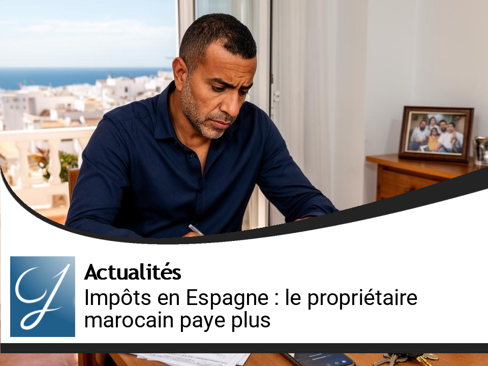 Impôts en Espagne : un propriétaire marocain paye bien plus pour son bien