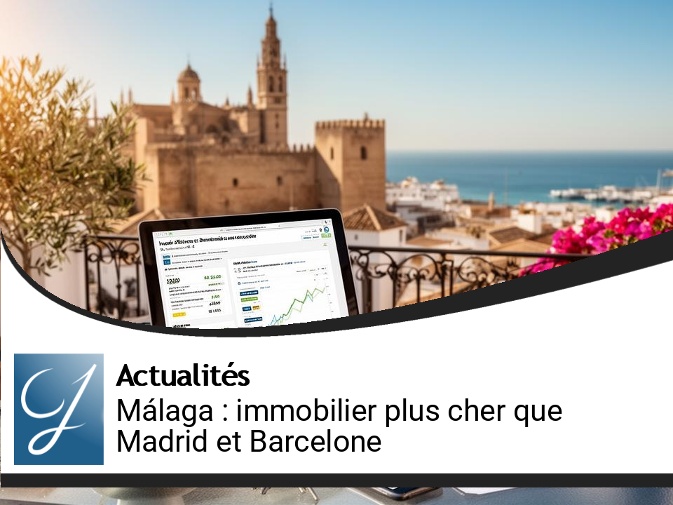 Investir à Málaga : un coût immobilier supérieur à Madrid et Barcelone