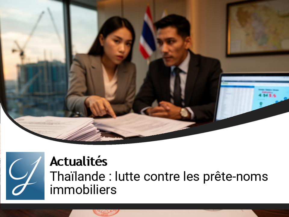 Renforcement des mesures contre les prête-noms en immobilier en Thaïlande