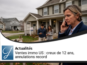 Ventes de maisons aux États-Unis : un marché sous pression et des annulations en forte hausse