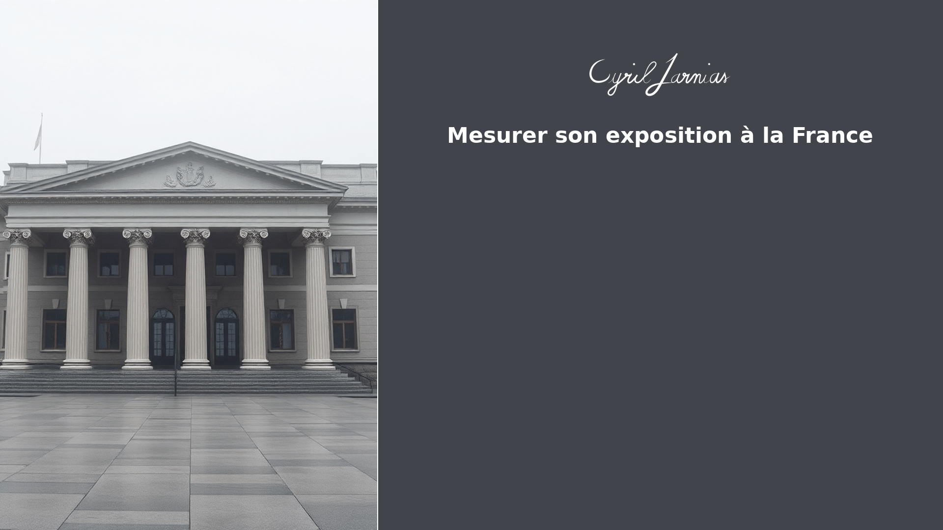 Mesurer son exposition à la France