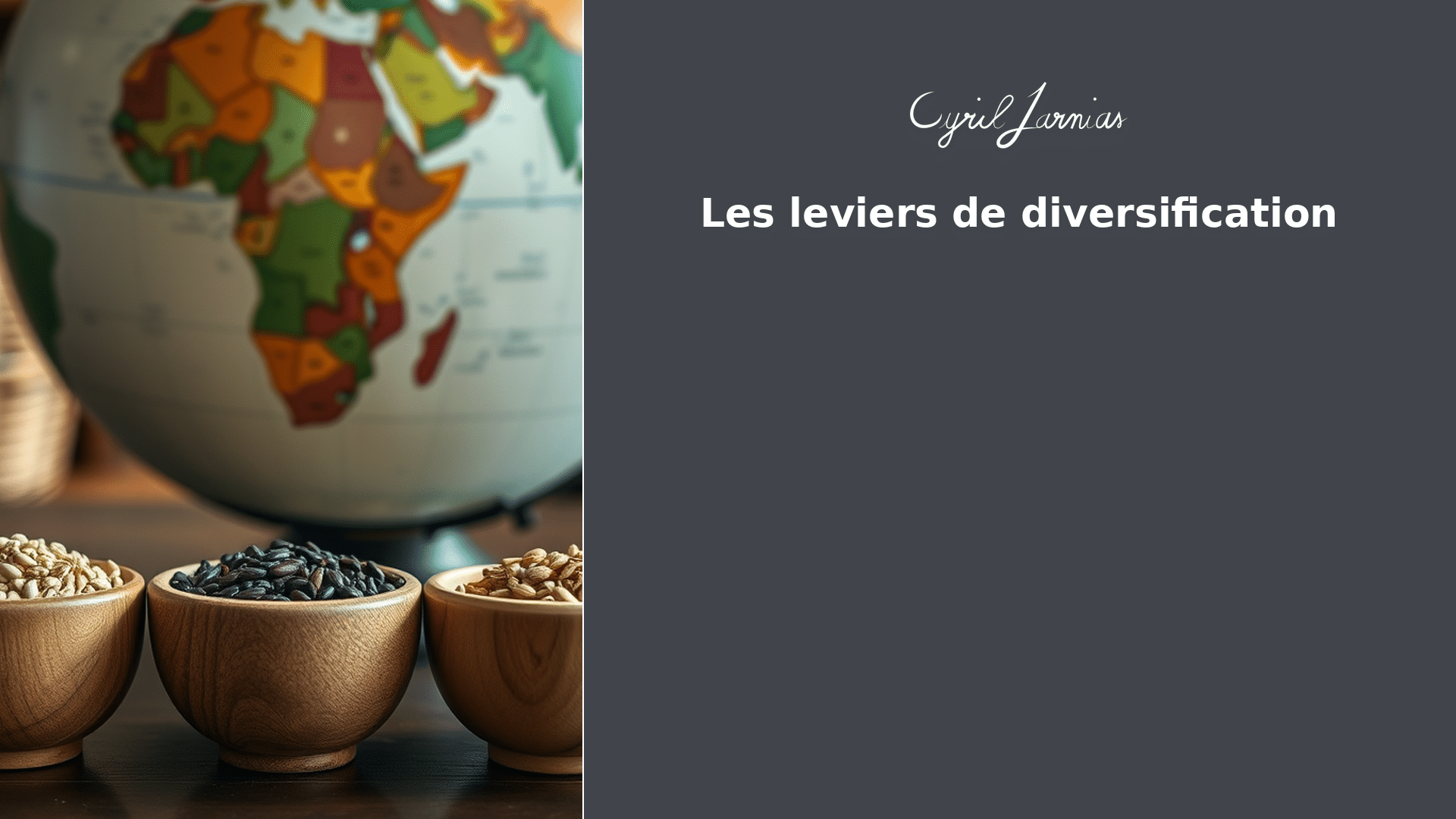 Les leviers de diversification