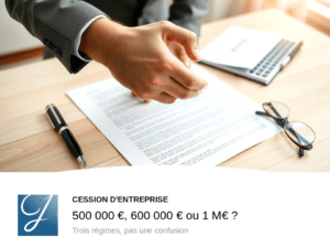 Abattement cession 2027 : 500 000 €, 600 000 € ou 1 M€ ? Trois régimes, pas une confusion