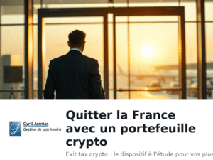 Quitter la France avec un portefeuille crypto : le dispositif qui viserait vos plus-values latentes au-delà de 800 000 €
