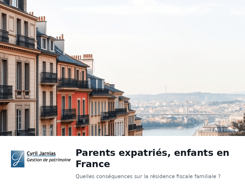 Parents expatriés, enfants en France : quelles conséquences sur la résidence fiscale familiale ?