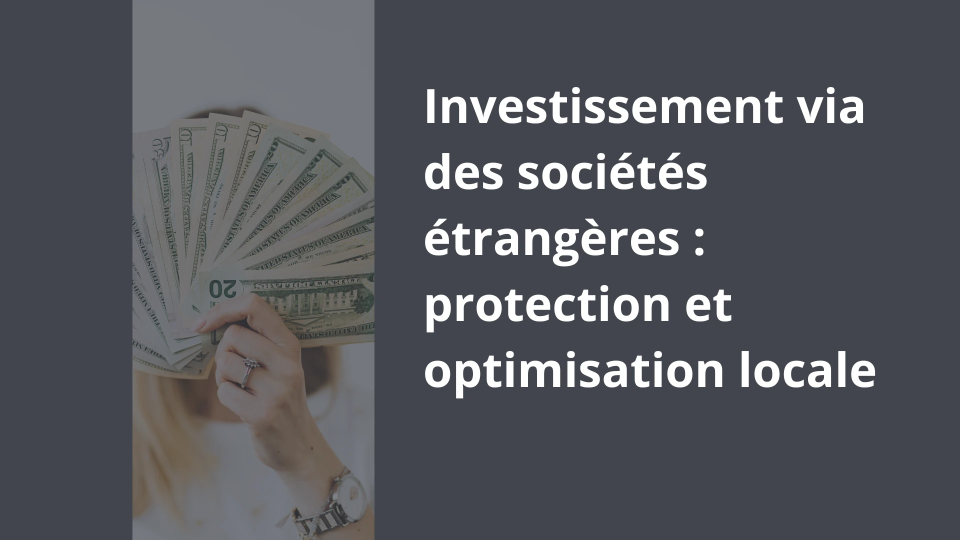 Investissement via des sociétés étrangères _ protection et optimisation locale