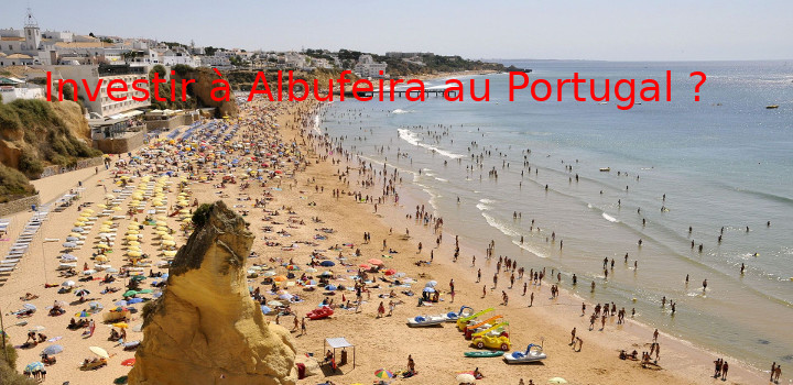 Une plage à Albufeira