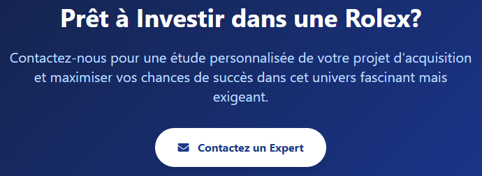Contact pour l'investissement dans une montre Rolex
