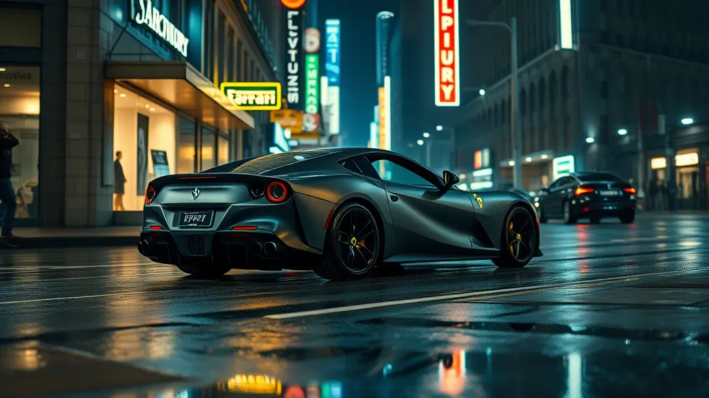 Photo d'une Ferrari
