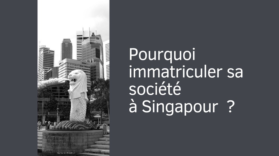 Pourquoi immatriculer sa société à Singapour ?