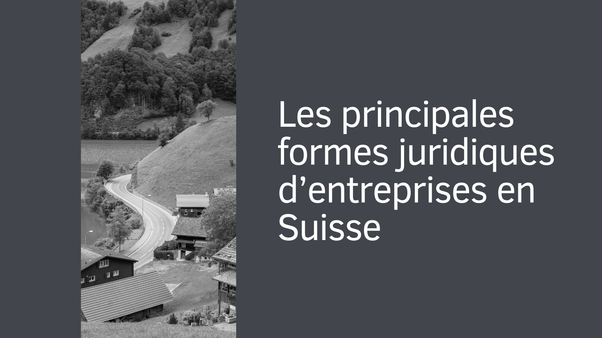 Les principales formes juridiques d’entreprises en Suisse
